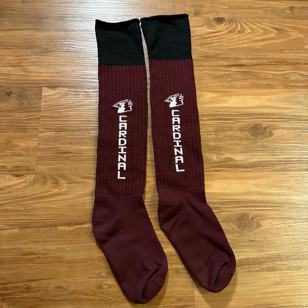 University of Louisville Cardinals Soccer Team Socks